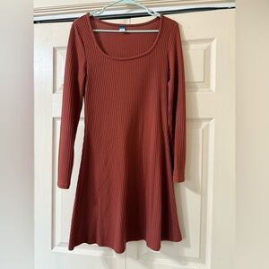 EUC Rust Old Navy swing dress, size Small